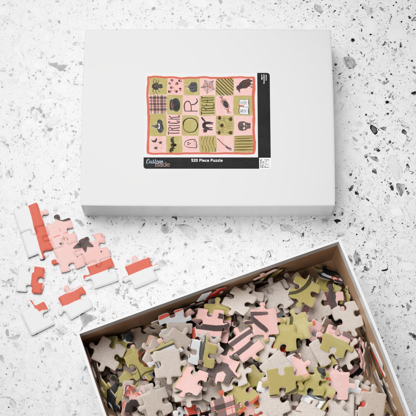 Halloween Trick or Treat Puzzle — Spooky Patchwork Jigsaw (110, 252, 520 pcs)