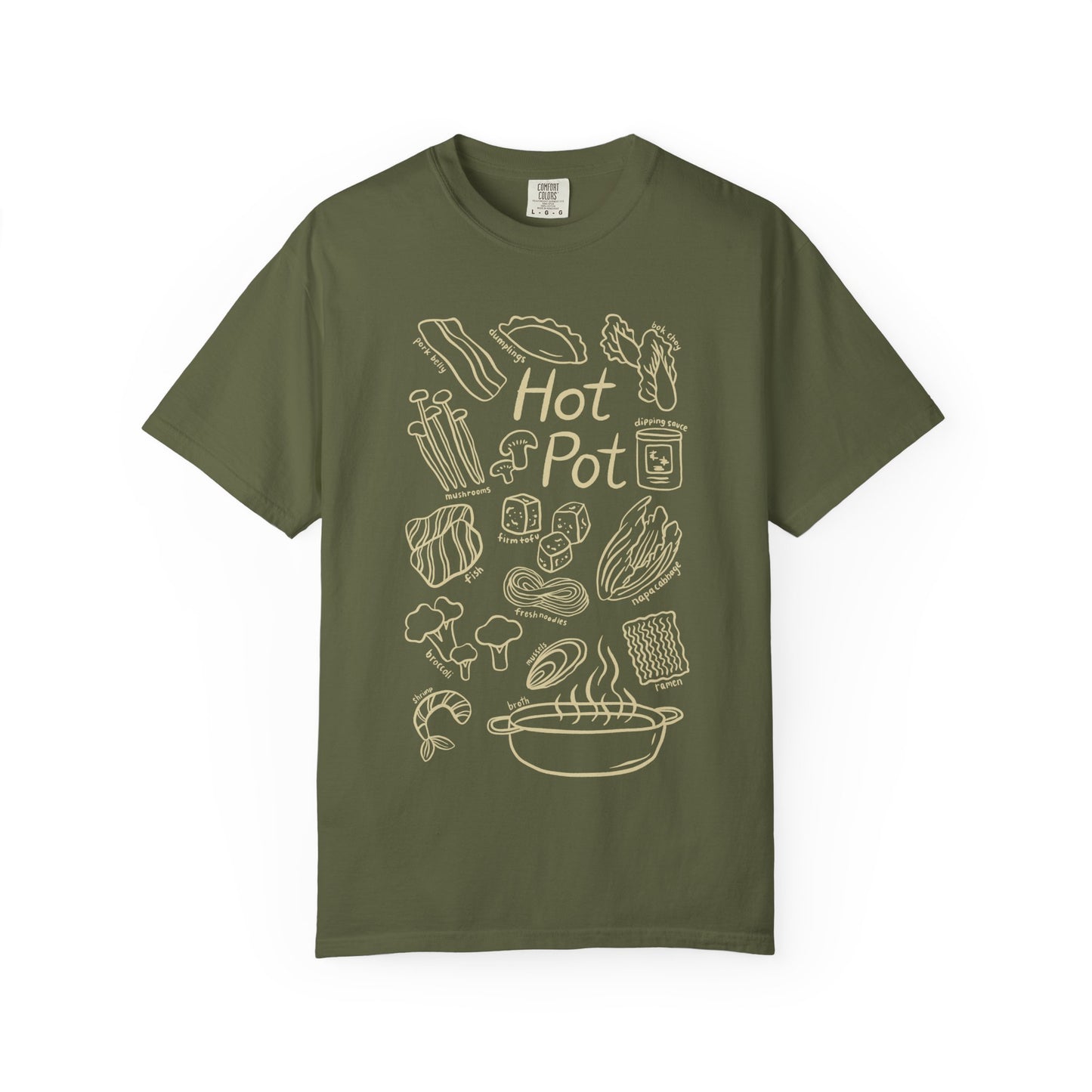 Hot Pot Unisex Garment-Dyed T-shirt