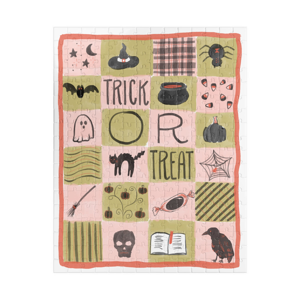 Halloween Trick or Treat Puzzle — Spooky Patchwork Jigsaw (110, 252, 520 pcs)