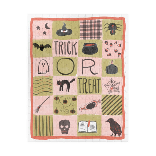 Halloween Trick or Treat Puzzle — Spooky Patchwork Jigsaw (110, 252, 520 pcs)