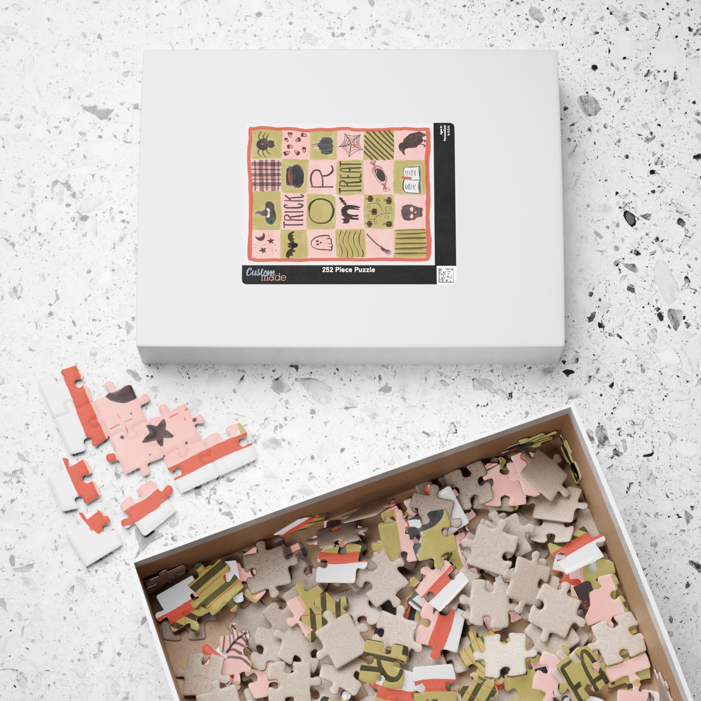 Halloween Trick or Treat Puzzle — Spooky Patchwork Jigsaw (110, 252, 520 pcs)