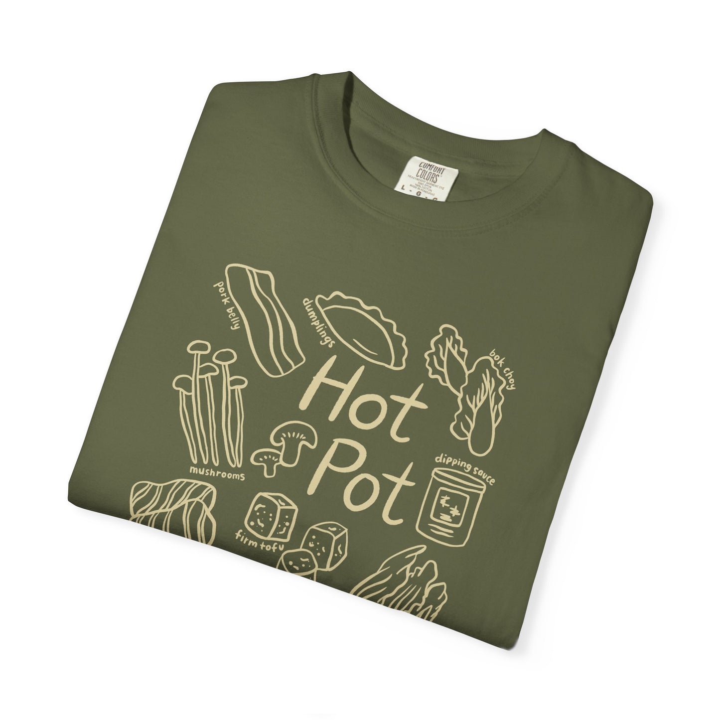 Hot Pot Unisex Garment-Dyed T-shirt