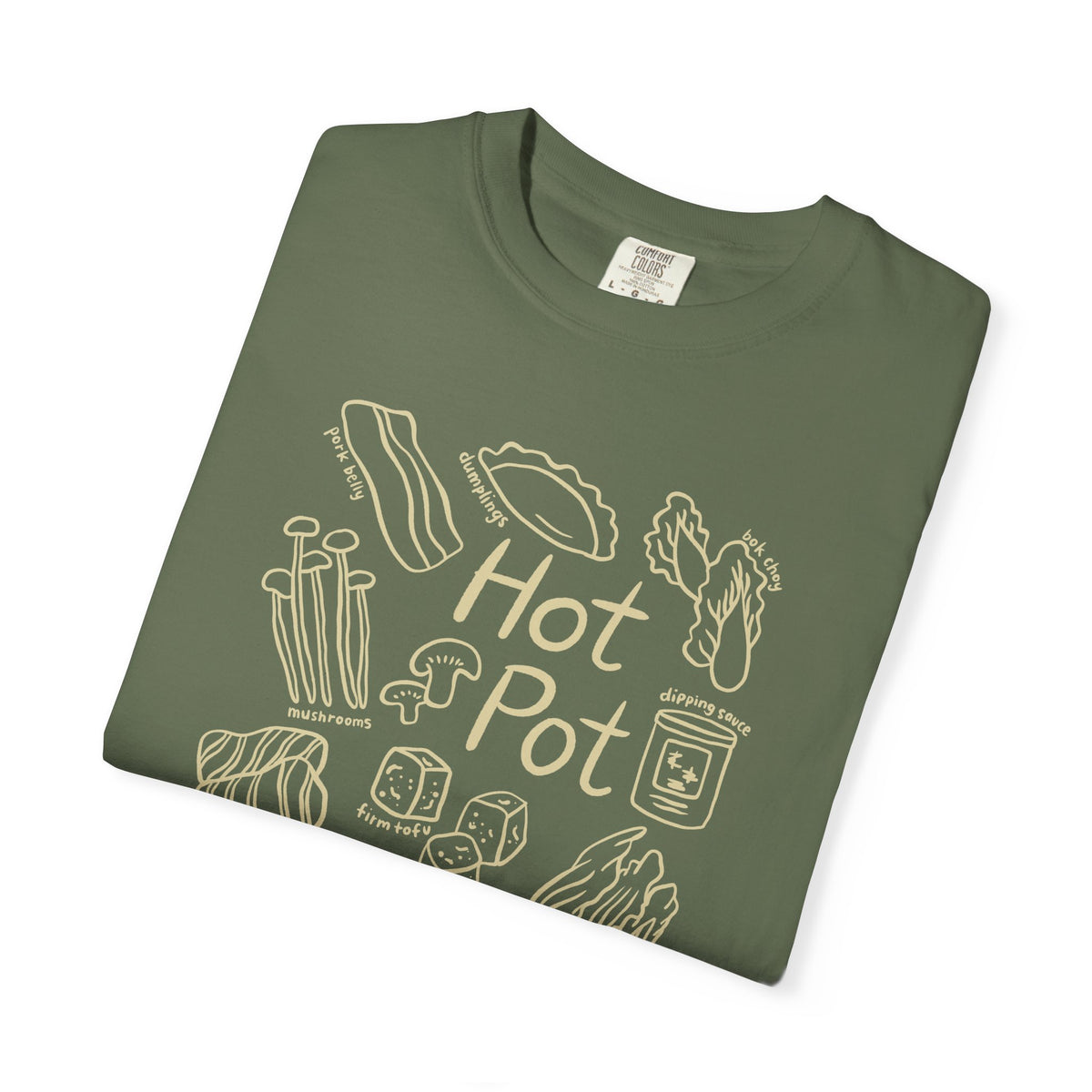 Hot Pot Unisex Garment-Dyed T-shirt