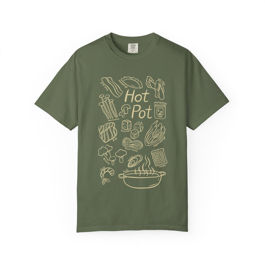 Hot Pot Unisex Garment-Dyed T-shirt