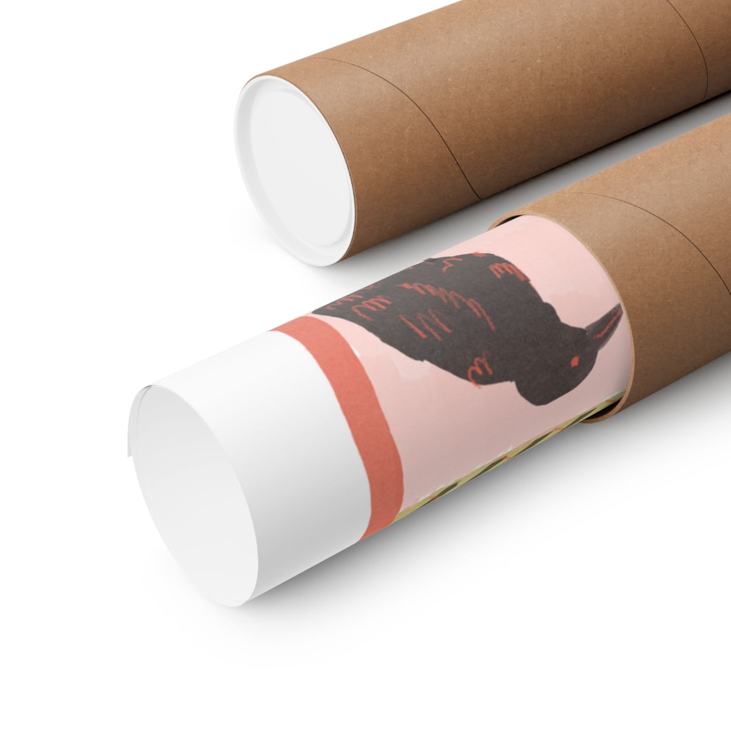 Halloween Patchwork Quilt Poster — 'Trick or Treat' Matte Vertical Wall Art