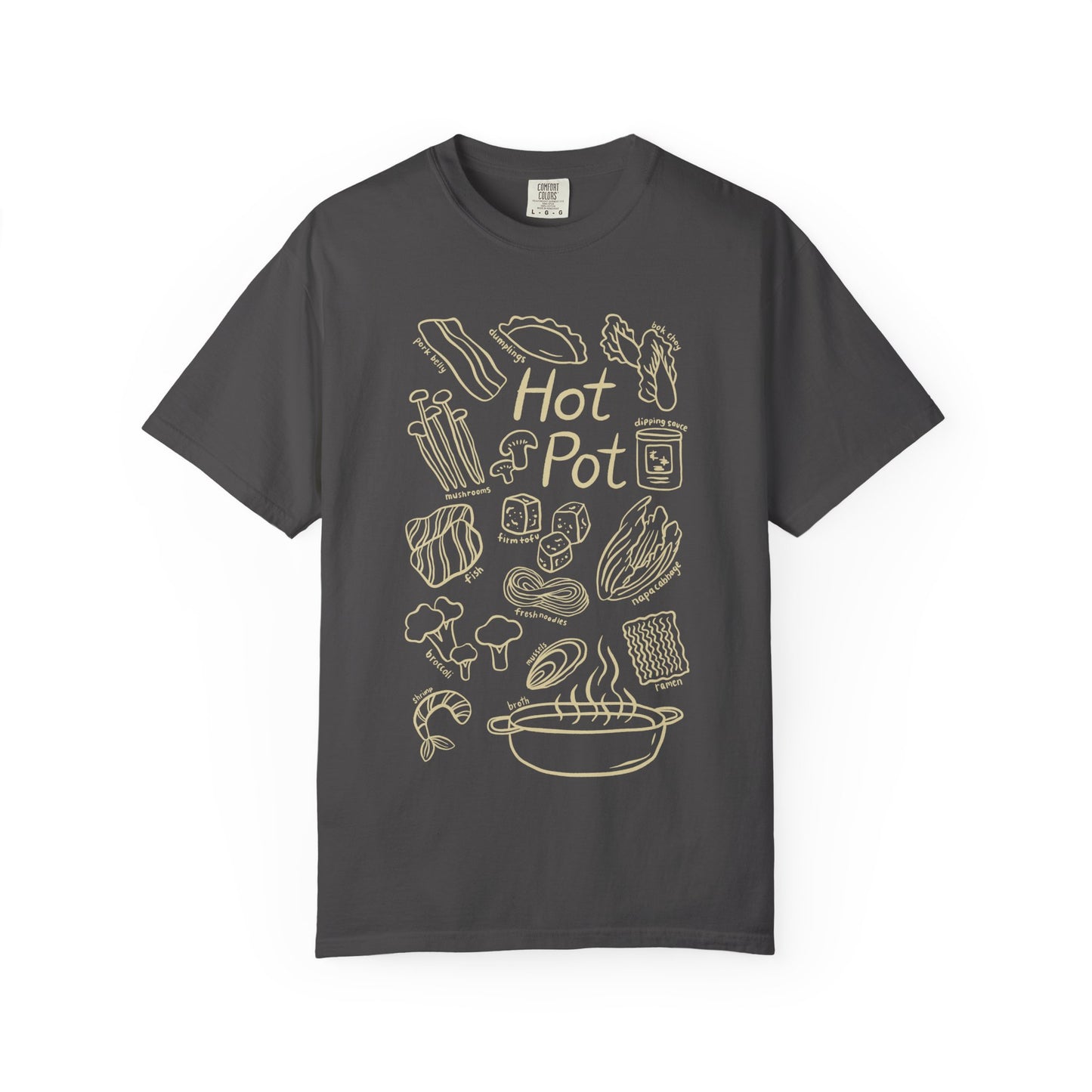 Hot Pot Unisex Garment-Dyed T-shirt