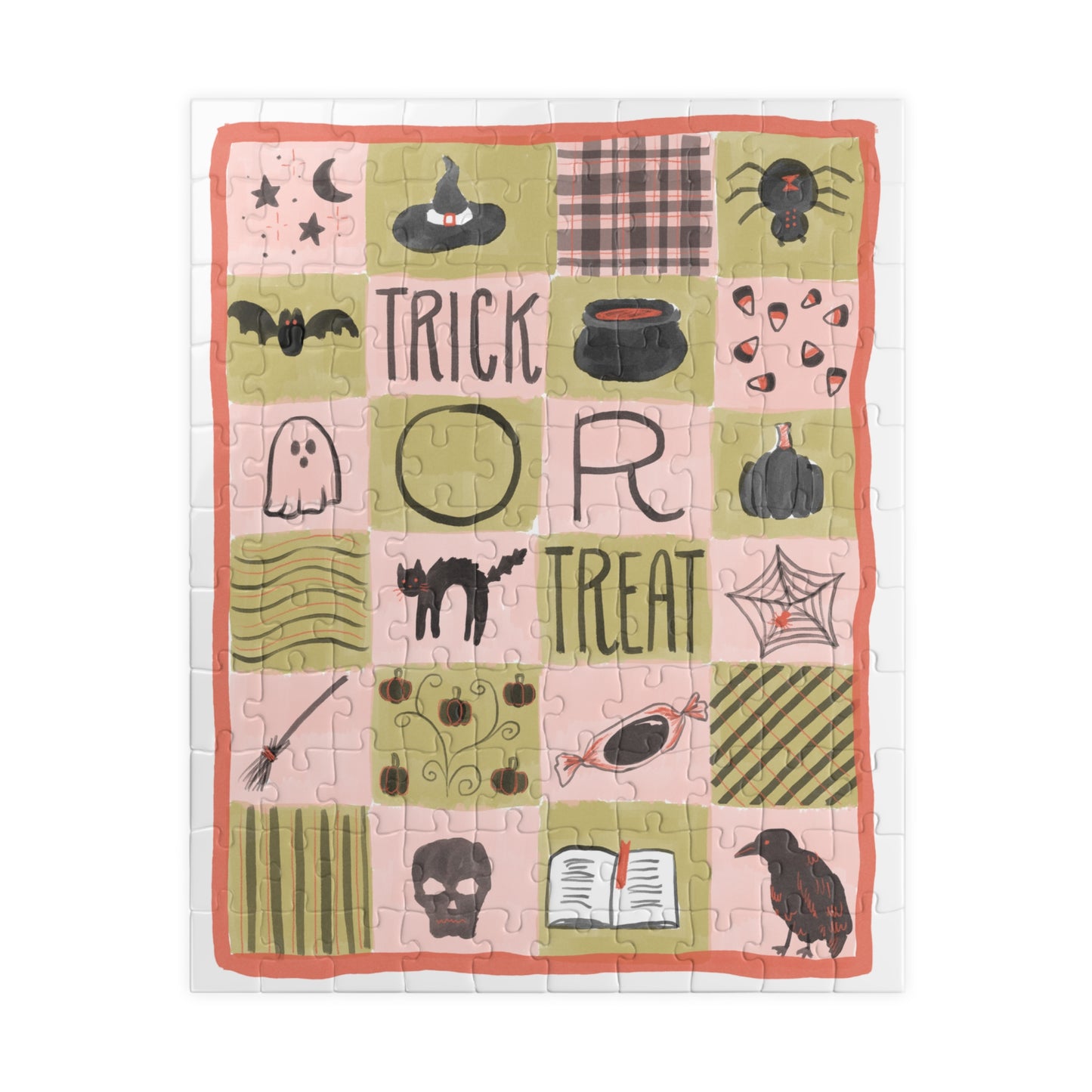 Halloween Trick or Treat Puzzle — Spooky Patchwork Jigsaw (110, 252, 520 pcs)