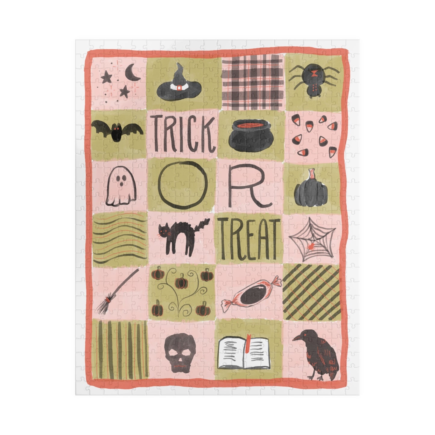 Halloween Trick or Treat Puzzle — Spooky Patchwork Jigsaw (110, 252, 520 pcs)