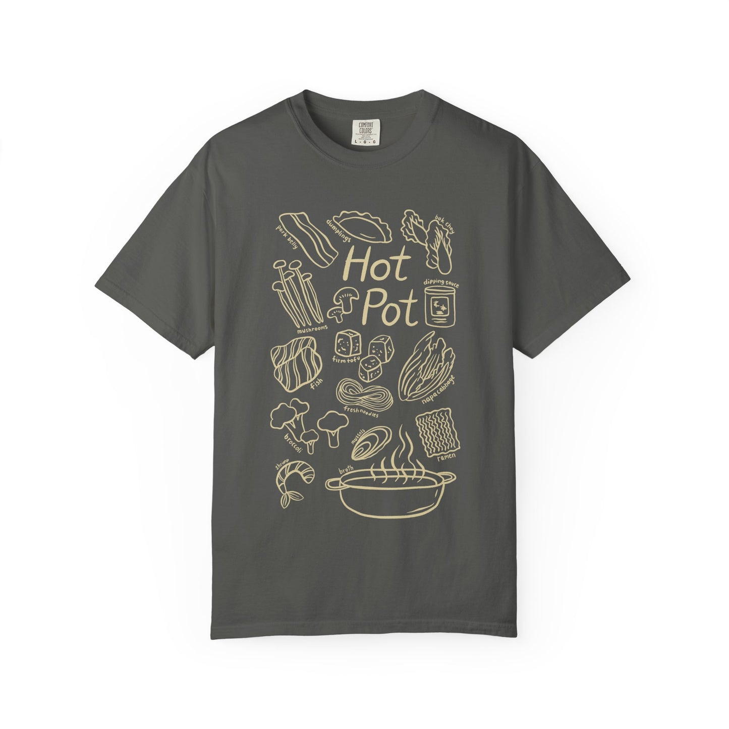 Hot Pot Unisex Garment-Dyed T-shirt